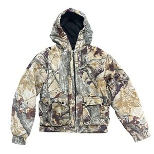 Outfitters Ridge Jacket‎ Youth XXL 18 Camo Hooded Insulated Hunting Coat